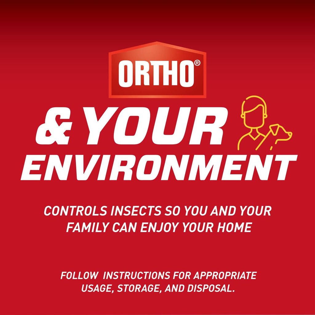 Ortho Home Defense Insect Killer for Indoor &amp; Perimeter2 Ready-To-Use - With Trigger Sprayer, Long-Lasting Control, Kills Ants, Cockroaches, Spiders, Fleas &amp; Ticks, Non-Staining, Odor Free, 1 gal.