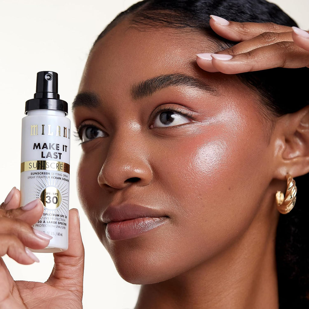 Milani Make It Last Sunscreen Setting Spray with SPF30 - Makeup Primer and Setting Spray with Sunscreen, Long Lasting Makeup Finishing Spray - 2 Pack