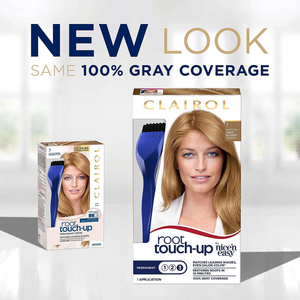 Clairol Root Touch-Up by Nice'n Easy Permanent Hair Dye, 10 Extra Light Blonde Hair Color, Pack of 2