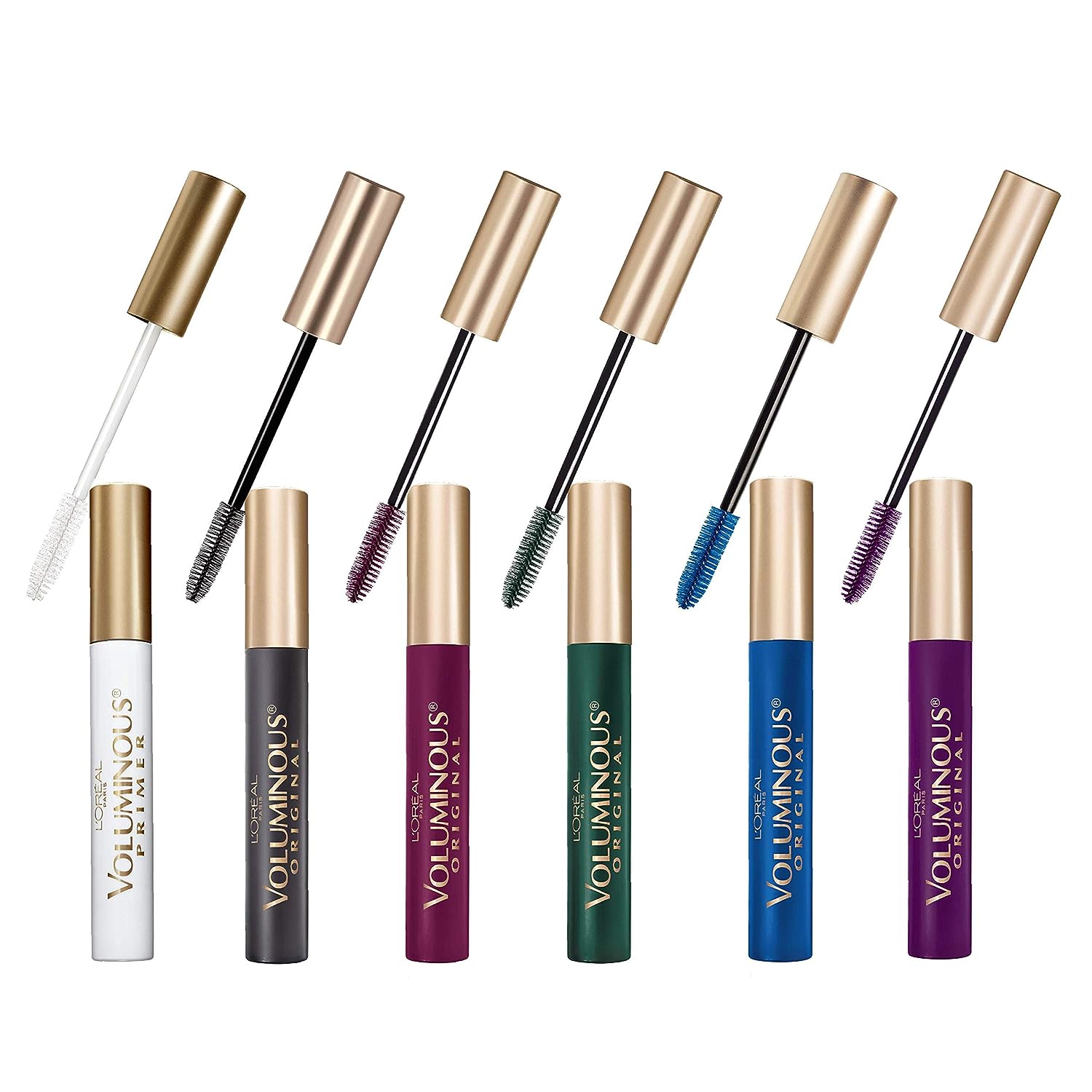 L'Oréal Paris Makeup Voluminous Original Volume Building Waterproof Mascara, Carbon Black, 0.23 Fl Oz