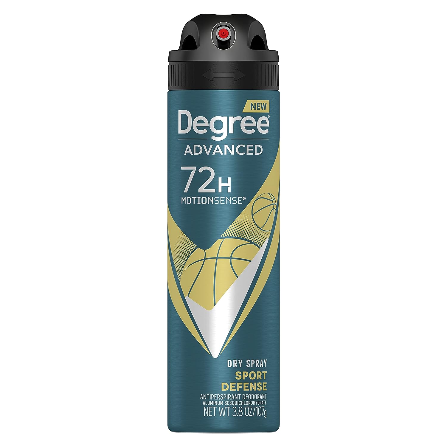 Degree Men Advanced Antiperspirant Deodorant Dry Spray Sport Defense 72-Hour Sweat and Odor Protection Deodorant For Men With MotionSenseTechnology 3.8 oz