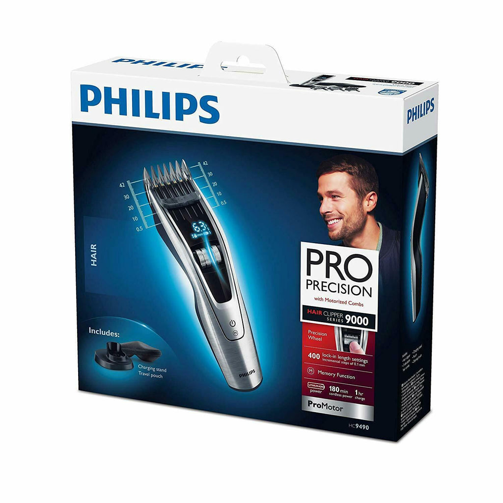 Philips Series 9000 Hc9490/15 Hair Clippers Fit Fine 9 Memories 400 Positions