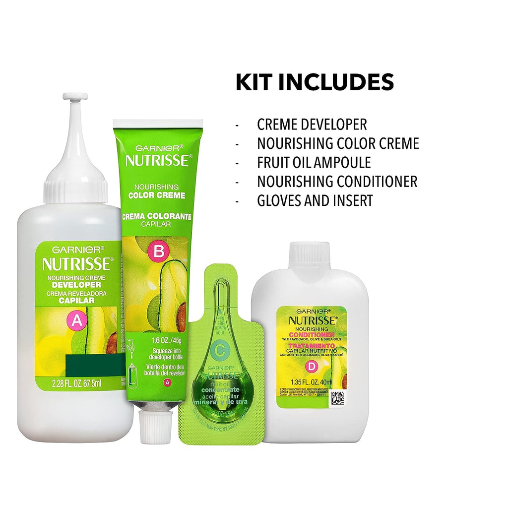 Garnier Hair Color Nutrisse Nourishing Creme, 82 Champagne Blonde (Champagne Fizz) Permanent Hair Dye, 2 Count (Packaging May Vary)