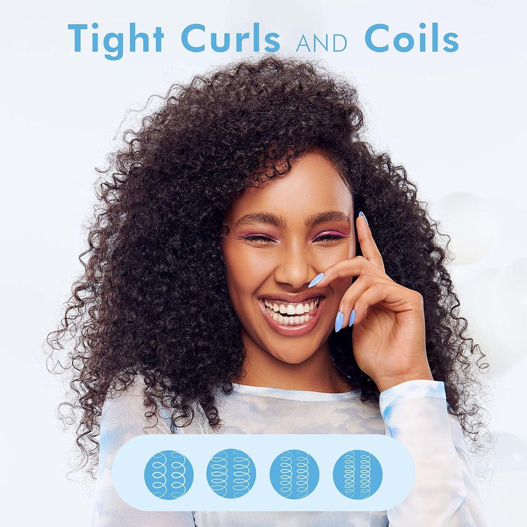 Tangle Teezer The Naturally Curly Ultimate Detangling Brush, Dry and Wet Hair Brush Detangler for 3C to 4C Hair, Pink Mango