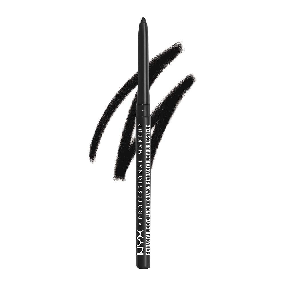 NYX PROFESSIONAL MAKEUP Epic Ink Liner, Waterproof Liquid Eyeliner-Black, Vegan Formula &amp; Mechanical Eyeliner Pencil, Brown &amp; Mechanical Eyeliner Pencil, Black