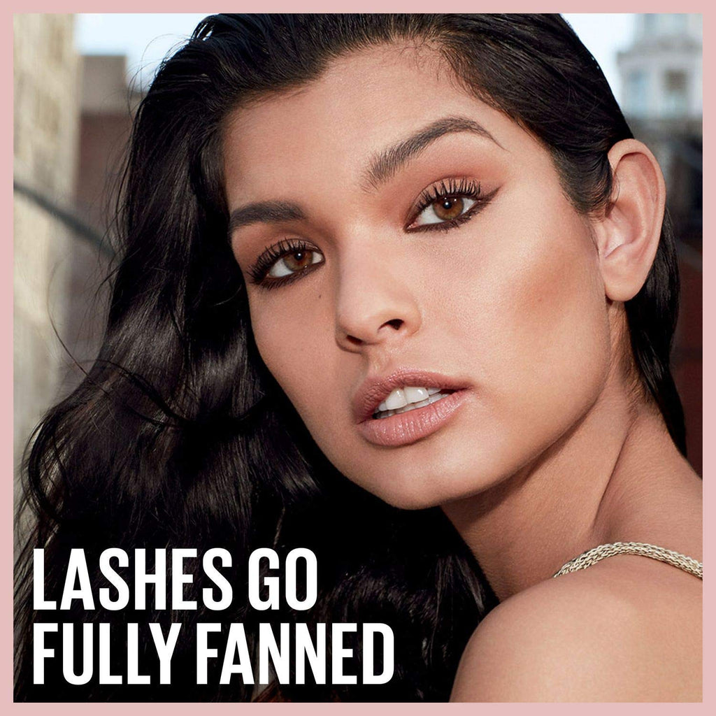 Maybelline New York Lash Sensational Washable Mascara, Lengthening and Volumizing for a Full Fan Effect, Very Black, 1 Count