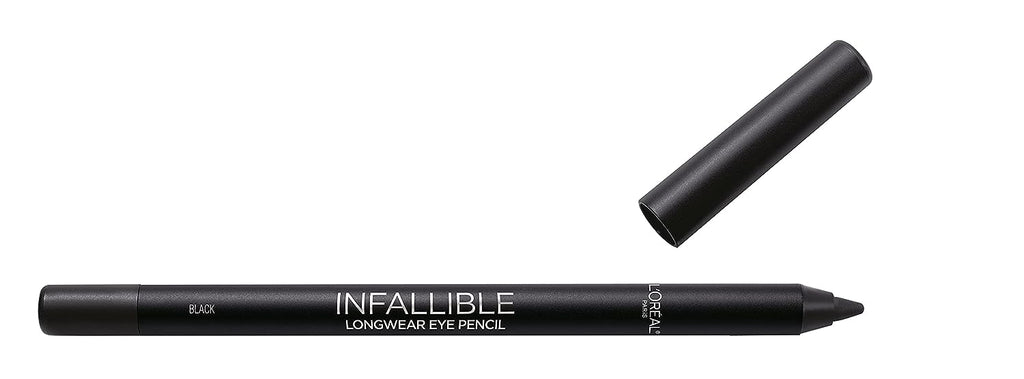 L'Oréal Paris Voluminous Original Volume Building Mascara and Infallible Eyeliner, Builds eye lashes up to 5X natural thickness, Smudge Free, Clump Free, Black, 1 kit