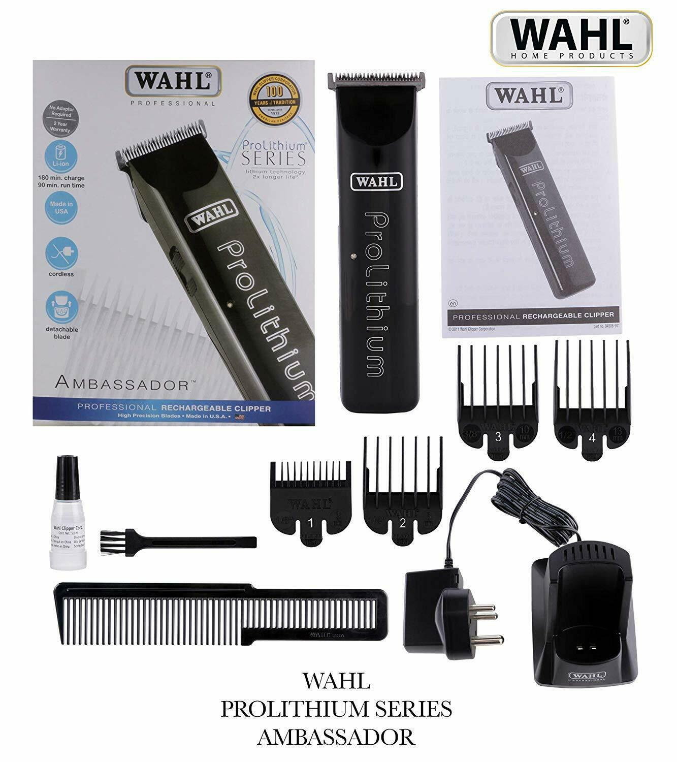 Wahl Professional Trimmer Ambassador Series Rechargeable for US Parker Pen