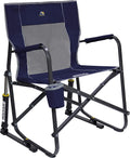GCI Outdoor Freestyle Rocker Portable Rocking Chair &amp; Outdoor Camping Chair, Indigo Blue