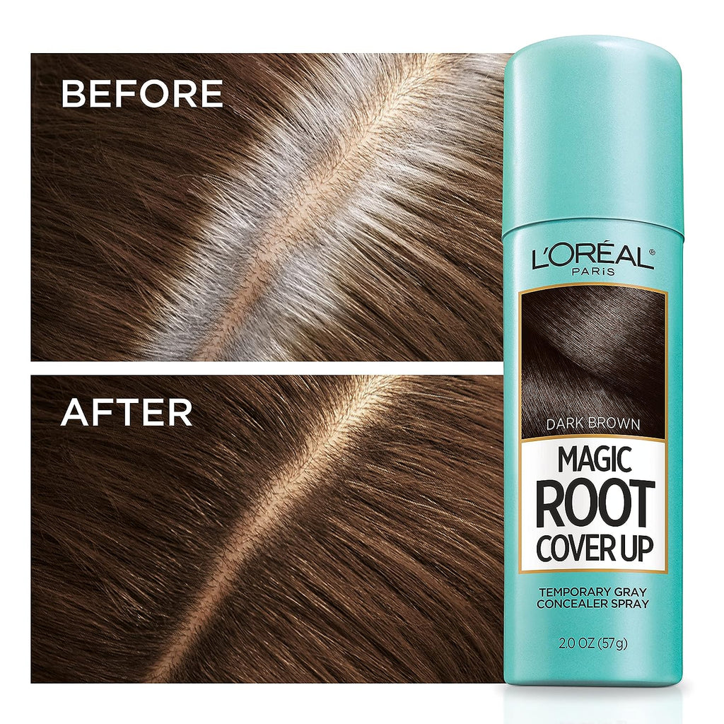 L'Oreal Paris Hair Color Root Cover Up Hair Dye Black 2 Ounce (Pack of 2) (Packaging May Vary)