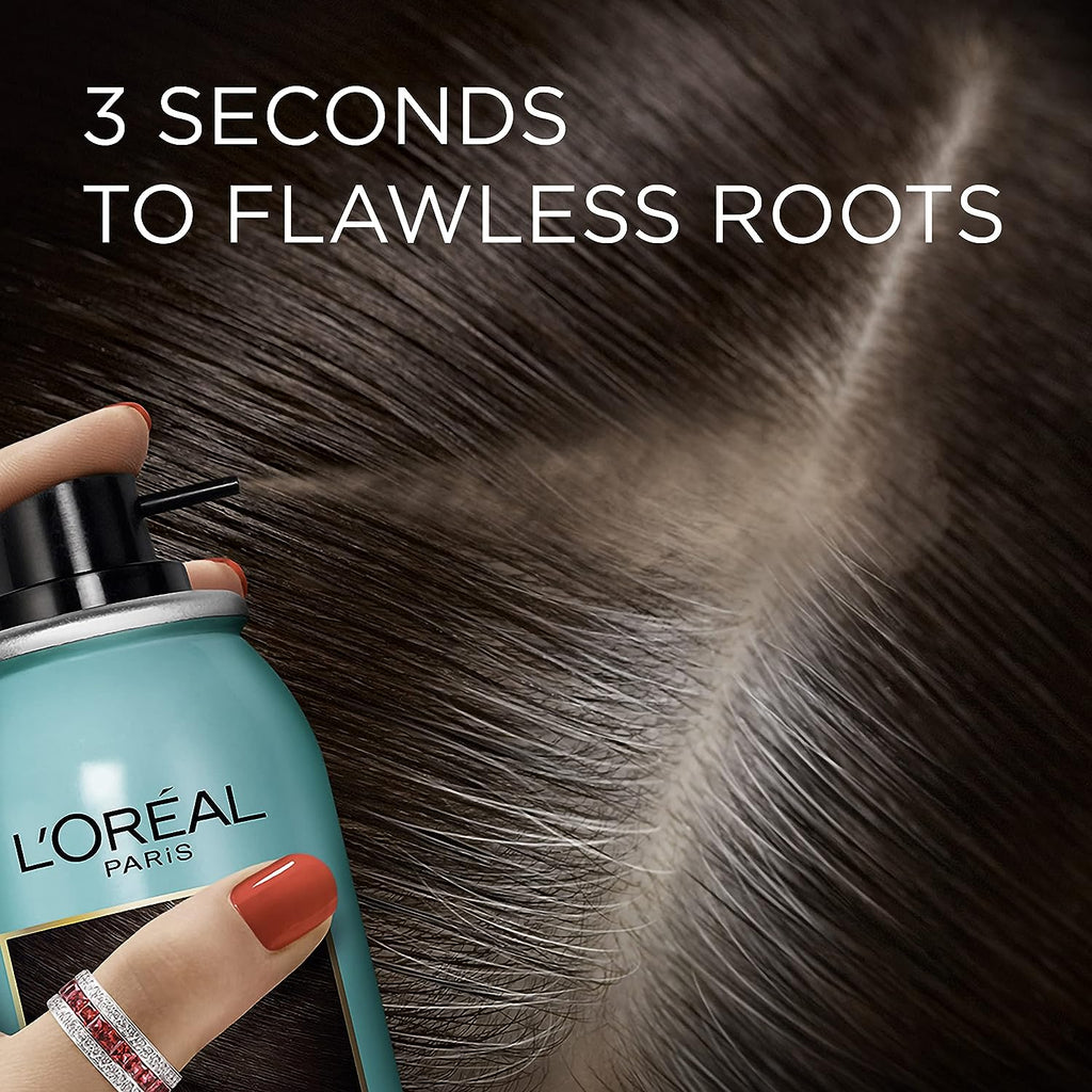 L'Oreal Paris Magic Root Cover Up Gray Concealer Spray Black 2 oz.(Packaging May Vary)