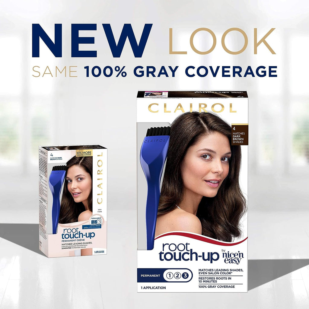 Clairol Root Touch-Up Permanent Hair Color Creme, 5 Medium Brown, 2 Count