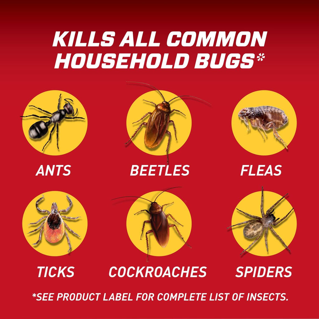 Ortho Home Defense Insect Killer for Indoor &amp; Perimeter Concentrate: Makes 4 Gallons, Odor Free, Dries Fast, 32 fl. oz.